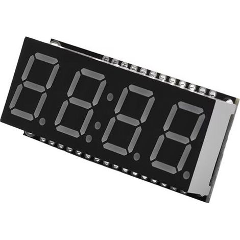 Convient aux modules d'affichage LED HT16K33 à 4 chiffres et 7 segments de 0,56 pouce, aux indicateurs horaires et aux modules à tube blanc.