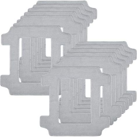 12 accessoires de nettoyage pour robots lave-vitres Ecovacs Winbot W2S / W2S Omni : chiffons de nettoyage en microfibre lavables pour un nettoyage efficace de différentes vitres dans les salons, salle (1/4)