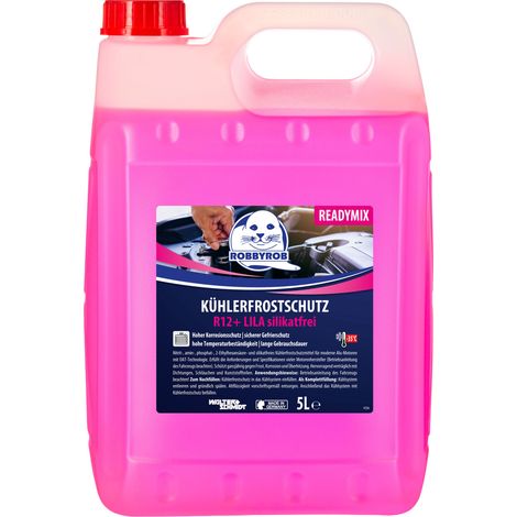 Robbyrob Kühlerfrostschutz R12+ 5 L – gebrauchsfertig, bis -35 °C, lila, Frostschutzmittel