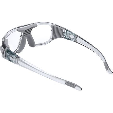 Sicherheits-Sportbrille, stoßfest, Basketballbrille mit PC-Linse, Schutzbrille für Outdoor-Fußball, Grau (1/5)