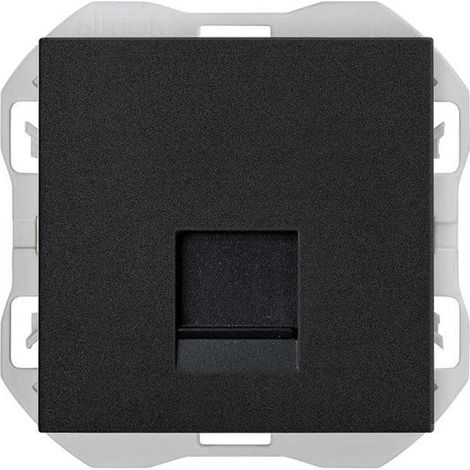SIMON 270 RJ45-Abdeckung ohne mattschwarzen Stecker 20000087-098