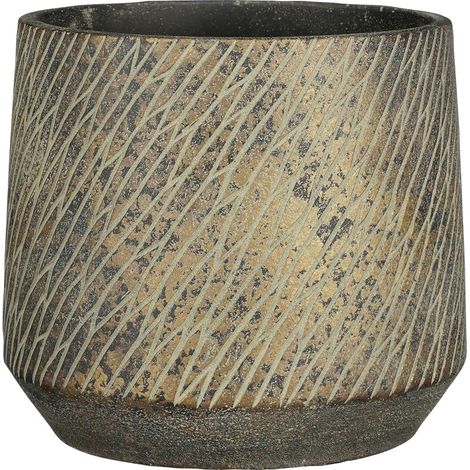 Mica Übertopf Camino Ø 18,5 x 16,5 cm dunkelbraun