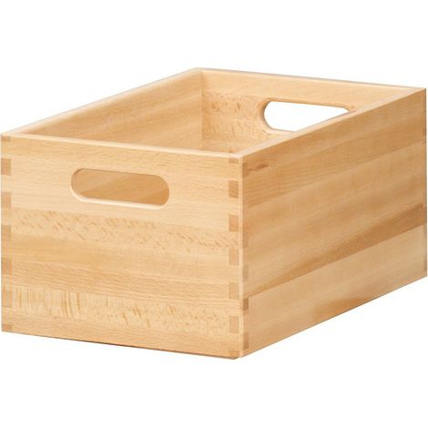 ZELLER Allzweckkiste, Buche lackiert, 30 x 20 x 15 cm