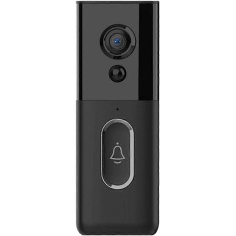 Wasserdichte smarte Video-Türklingel mit PIR-Präsenzerkennung, Sprach-Gegensprechanlage und Echtzeit-Videobenachrichtigungen auf dem Smartphone. (1/5)