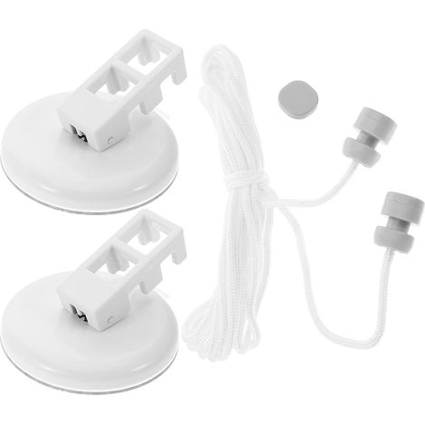 à linge portable en PVC avec ventouses de 5 mètres de long (1/5)