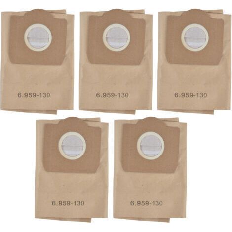 [JAMAIS UTILISÉ]5 pièces sac à poussière pour aspirateur accessoire pour aspirateur Karcher 6.959‑130.0 WD3200 WD3300 WD3500 (1/4)