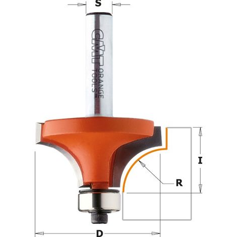 938.190.11 R.FRESA CÓNCAVO CON RODAMIENTO HW S=8 D=19.1x12.7x54 R=3.2 DX