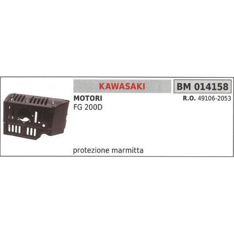 Protezione Marmitta KAWASAKI decespugliatore FG 200D 014158