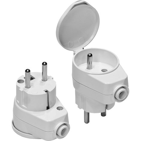 Awtools WT-16U/G-K conjunto de tomas de corriente blancas (1/3)