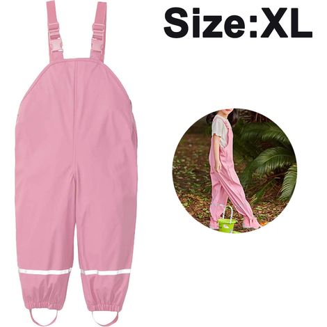 Pantalon de pluie imperméable et anti-salissures pour enfants, garçons et filles (1/5)