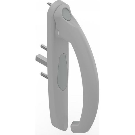 Asa 20° interior 5531 LA CROISEE DS - Perfil 35 a 53mm - Gris inox claro - Recto - DS5531-D870
