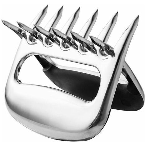 2 fourchettes à barbecue manuelles en forme de griffes d'ours, pinces à viande, outil de grillade pour barbecue et porc.-AquaForge (1/3)