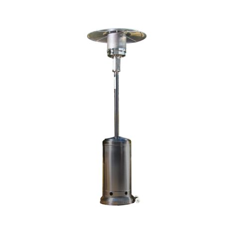 Poêle de terrasse gaz 80 cm anthracite – Chauffage extérieur et intérieur – Design moderne pour soirées fraîches