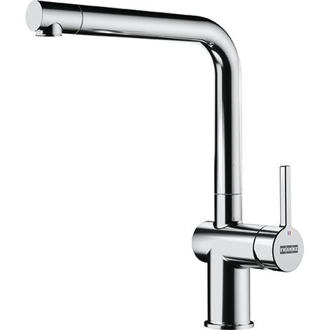 Franke 115.0653.298. Tipo di beccuccio: Standard, Colore del prodotto: Cromo, Materiale del rubinetto: Zama. Altezza (max): 31,2 cm, Peso: 1,6 kg. Larghezza imballo: 560 mm, Profondità imballo: 295...