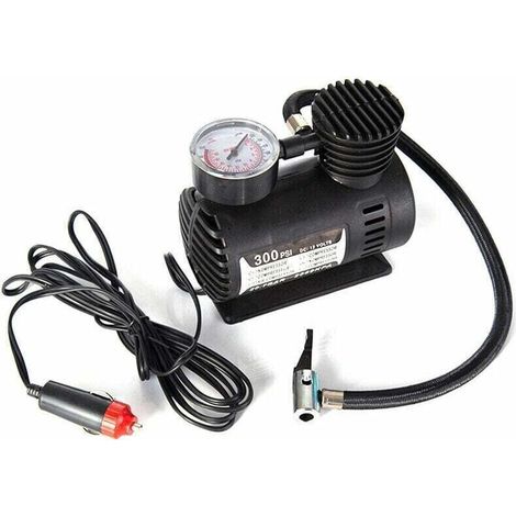 Inflator,Car Mini Electric Inflator Pump Portable Tire Air Inflator 300PSI Auto Compressor Pump for Car Motorcycle Basketball (1/4)