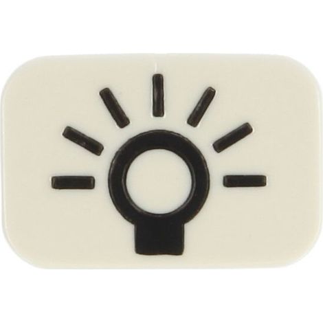 Symbole pour bouton-poussoir lumière