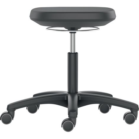 Sgabello rotante Labsit Rl. seduta in schiuma integrale altezza regolabile 450-650 mm