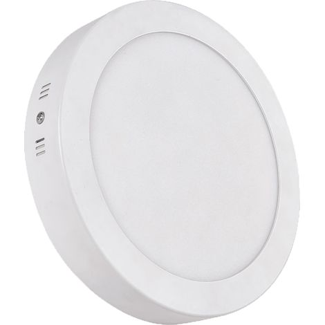 Plafonnier GIA Round Surface IP23 LED SMD 6W 420lm CRI80 3000K Blanc