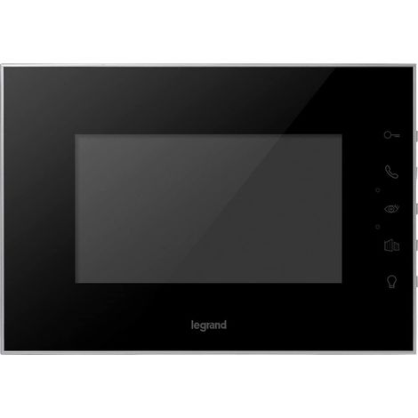 Legrand – Écran supplémentaire miroir 7 pouces – Interphone vidéo avec vision nocturne – Installation facile – 369225 (1/3)