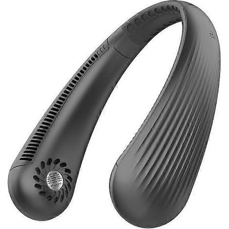 Ventilateur de cou portable, ventilateur de cou suspendu rechargeable, ventilateur mains libres sans pales, ventilateur personnel portable à piles (1/4)