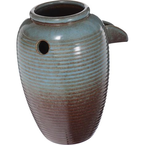 Fontaine Extérieur Pot Cascade pour Bassin Eau Décoration Vintage pour Jardin Et Aquarium