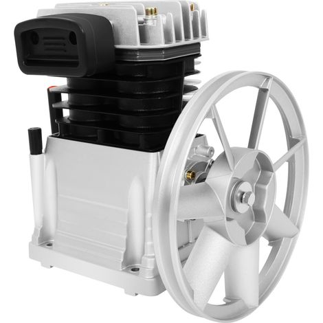 Agrégat compresseur, Compresseur d'air 3 CV Tête de pompe 420 l/min, Compresseur à piston Compresseur d'air comprimé pour industrie automobile Outils pneumatiques Industrie (1/5)