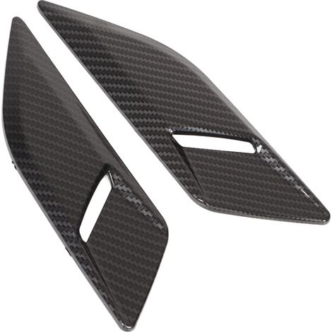Dekorative Lüftungsblenden aus Kohlefaser (Paar) für Land Rover Range Rover Sport L494 (2014–2022), Ersatz-Lüftungsabdeckungen, Carbon-Optik, 2-teiliges Set (1/5)