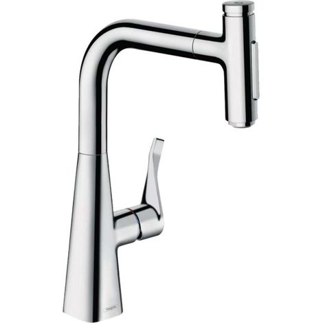 hansgrohe Metris M71 Einhebel-Küchenmischer 240, Ausziehbrause, (1/5)