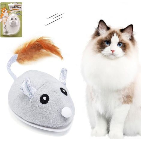 Jouet pour Chat Interieur Souris Jouet Chaton Jouet Chat Souris Qui Bouge Jouets Chatons avec USB Rechargeable Jouets pour Chats D'intérieur Interactif Automatique Jeux pour Chat Appartement (1/5)