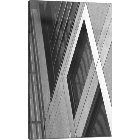 Leinwanddruck Architektur Betonwand 60x100