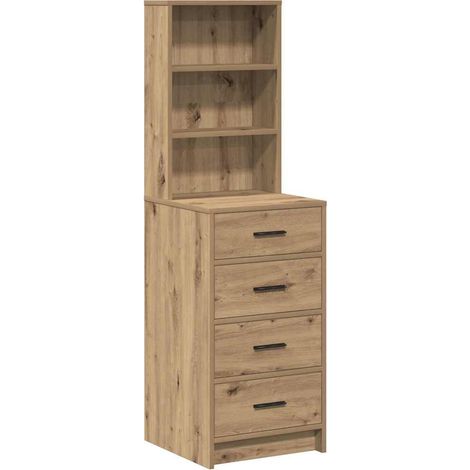 Maison Exclusive - Haut Armoire chêne artisanal 40 x 41 x 135 cm Bois d'ingénierie
