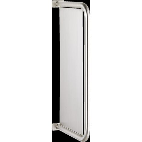 Cloison de séparation d'urinoir KWC, CAMPUS, acier inoxydable, 60x760x397 mm, cadre tubulaire 32 mm (1/2)