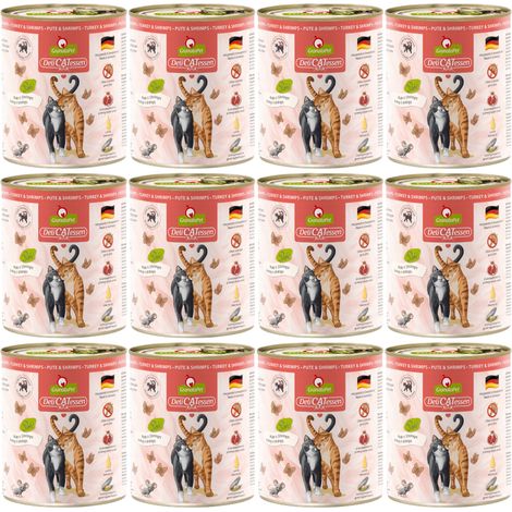 GranataPet DeliCatessen Truthahn und Garnelen 12x800g (1/3)
