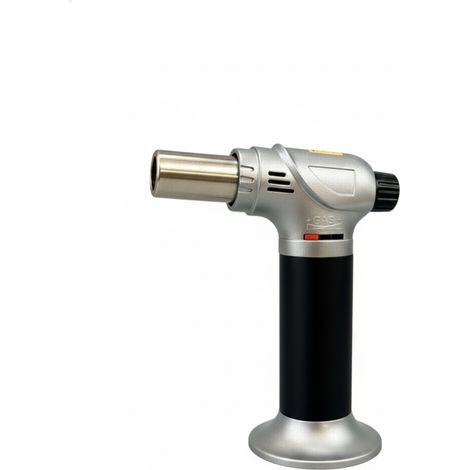 Soplete de Gas Profesional Recargable Llama Ajustable y Base Estable Soplete para Cocina, Soldadura y Manualidades (1/4)