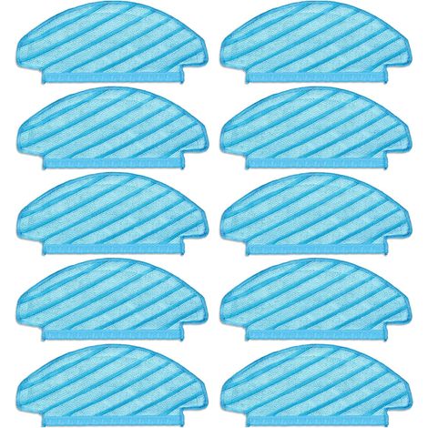 (10pcs) Washable Reusable Mop Pads for ECOVACS DEEBOT OZMO T8/ T8+/ T8 AIVI/ T9/ T9 MAX/ N8 Pro Vacuum Cleaner, Mop Cloths, Durable Cleaning Wipes (1/5)