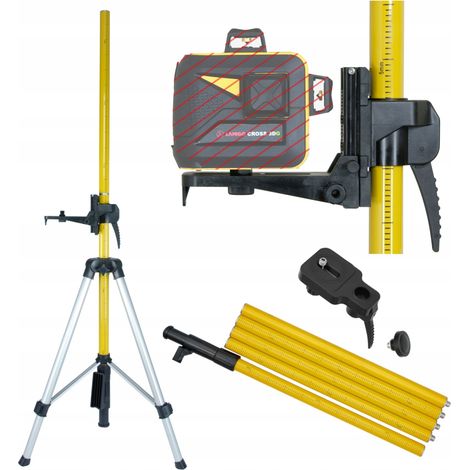 Asta telescopica Lamigo KR37 con filettature da 1/4” e 5/8” e scala metrica. (1/5)