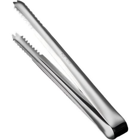 Set da 12 pezzi di pinze multifunzionali in acciaio inox (per cubetti di ghiaccio, caramelle, mini snack) per servire zucchero, biscotti e gelato ai buffet, (1/5)