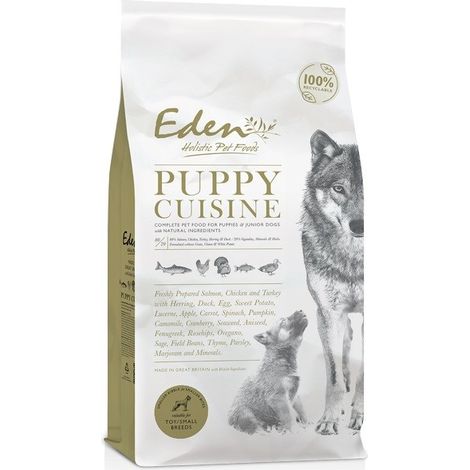 Croquettes EDEN Puppy Cuisine 80/20 Small - nourriture sèche pour chien - 2 kg (1/2)