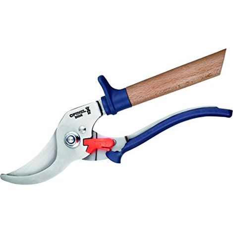OPINEL 1627 Forbici da Potatura Ardoise Lama Acciaio Inossidabile Manico Faggio Poliamide Regolazione 3 Posizioni Sistema Bloccaggio Chiuso colore Blu (1/4)
