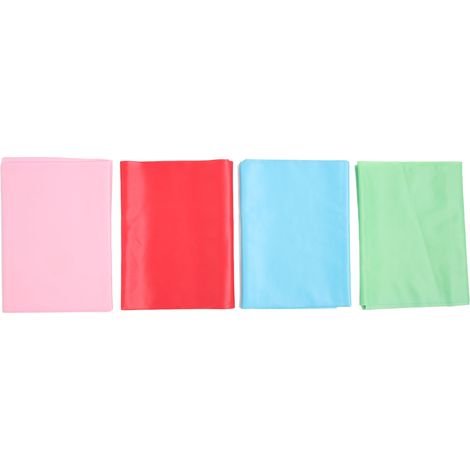 4 bandes de résistance TPE élastiques 59,1 pouces rouge bleu vert rose pour récupération Pilates fitness équipement de gym (1/5)