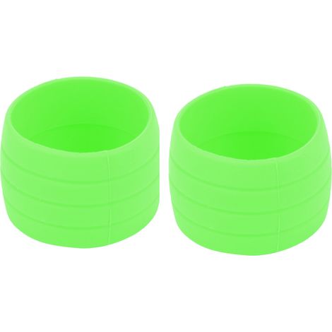 Sangle élastique en silicone pour vélo, anneau de fixation anti-dérapant, boucles d'attache pour guidon de route (Vert) (1/5)