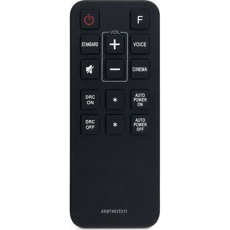Telecomando di ricambio compatibile con soundbar LG AKB74815311 (1/5)
