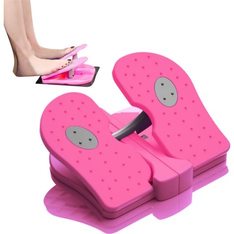 Mini-Beintrainer zum Zusammenklappen – Tragbares Fußpedal mit einstellbarem Widerstand – Stepper für unter den Schreibtisch – Rehabilitations- und Fitnessgerät – 33 x 32 x 28 cm (1/5)