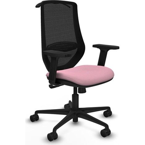 Piqueras-y-crespo Mardos Chaise de bureau rose confortable (1/3)