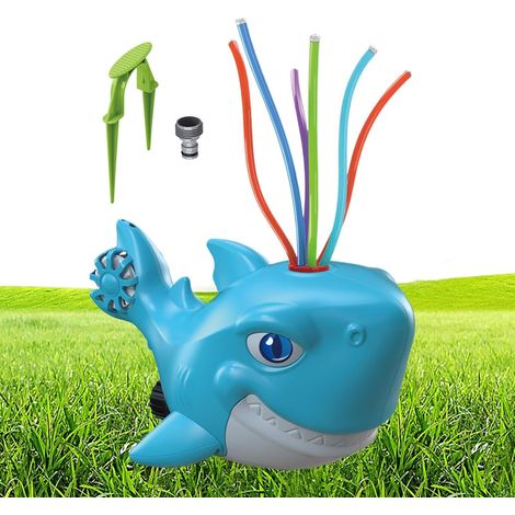 Arroseur de Jeu d'eau - Arroseur Rotatif pour Jeux d'eau estivaux en extérieur Accessoire de Jeu pour pelouse pour l'arrière-Cour, la Cour, la terrasse, la pelouse, l'été, Les garçons, Les f (1/4)