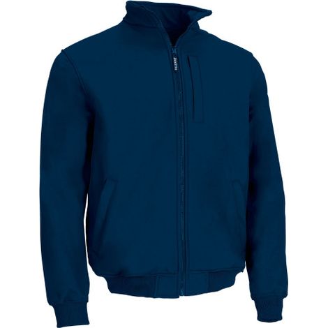 Chaqueta softshell multibolsillos con efecto cortavientos, hidro-repelente y alta retención térmica VALENTO EPSILON XL Azul marino orión