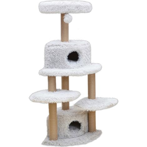 Tiragraffi modello Turbine con giochi e rialzo per gatti