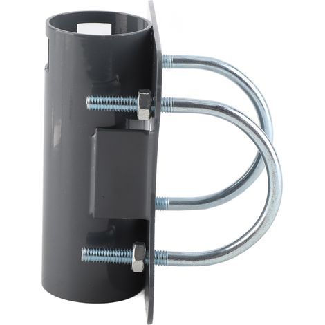 Antennenmastrohrhalterung aus Edelstahl, verstellbarer U-förmiger Antennenmontagestangenadapter von 30 mm bis 50 mm (1/5)