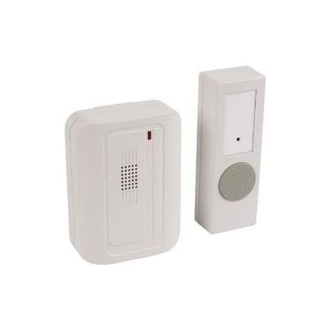 Sonnette carillon sans fil 1 emetteur bouton porte (1/2)