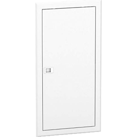Schneider Electric – Porte de coffret électrique 1x13 modules – Dimensions L 340mm x H 680mm x P 7mm – Tenue aux chocs IK09 – Opaque blanc RAL 9003